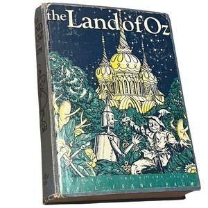 The Land of Oz L Frank Baum Reilly & Lee Vintage Hardcover 1932 Sequel Wizard Oz